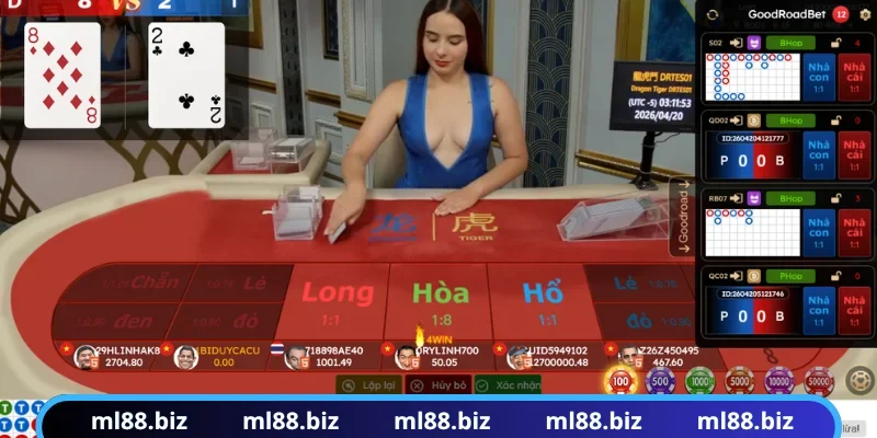 Dealer xinh đẹp và âm thanh chân thực