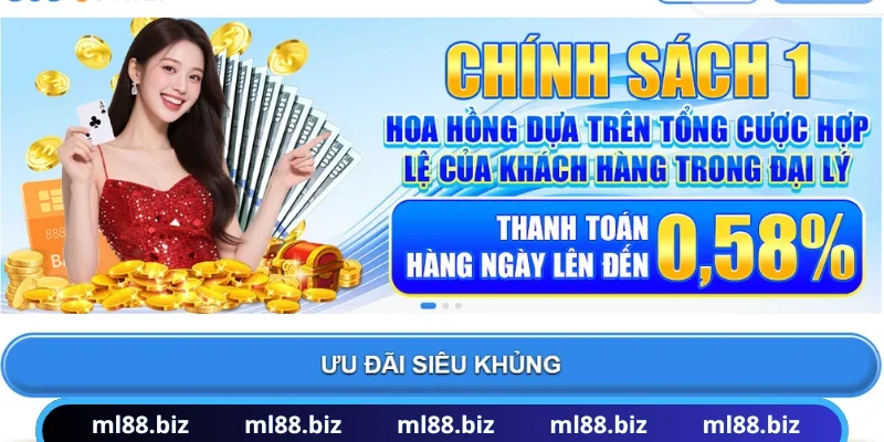 Hoa hồng theo ngày chỉ có tại nhà cái ML88