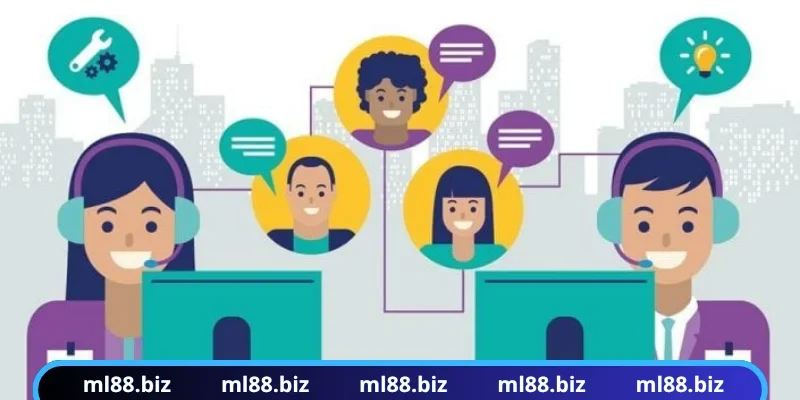 Live chat là kênh liên hệ ML88 giải quyết lỗi đăng nhập