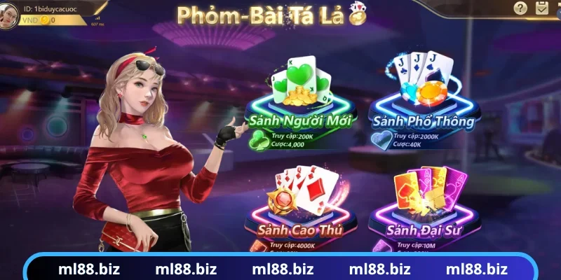 Phỏm online ML88