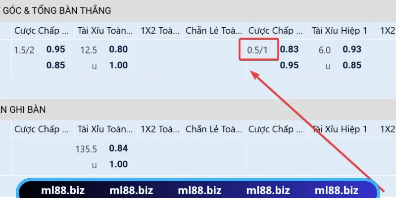 Tìm hiểu đầy đủ chi tiết về kèo chấp 3/4