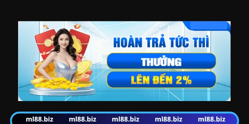 Ưu đãi 2% hoàn trả dành tặng cho thành viên